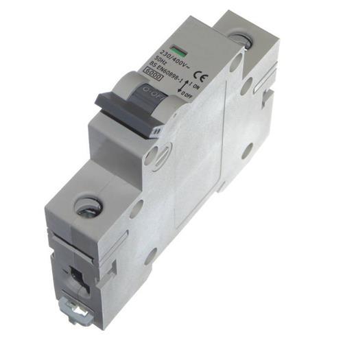 25A 1-Pole Circuit Breaker 17mm Din Rail Lear - Light Market