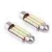 2pcs 12v Festoon 30 x 3014 Led Bulb 6000k NA-85-39 - Light Market