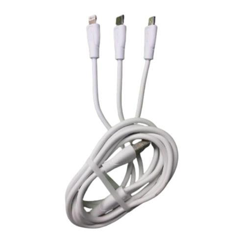 3 In 1 3.0A Charging Kit K-115 1200mm - Light Market