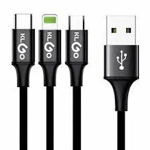 3 in 1 Fast Transmission cable S-687 Klgo - Light Market