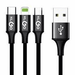 3 in 1 Fast Transmission cable S-687 Klgo - Light Market