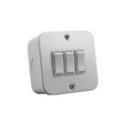 3 Lever Industrial Switch White A-M103 Ausma - Light Market