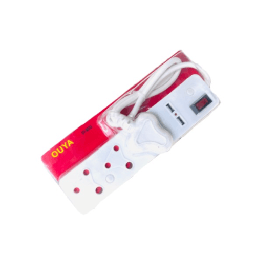 3 Way Multi Plug With 2 x Usb Ouya - Light Market