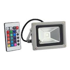 30w Led Cob Flood Light RGB With Remote - Light Market