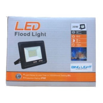 30w Led Flood Light 6000k Bing Light - Light Market