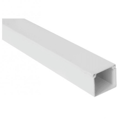 40 x 40 mm Pvc Trunking 3m Length - Light Market