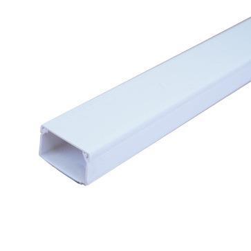 40mm x 25mm Pvc Trunking 1m Length - Light Market