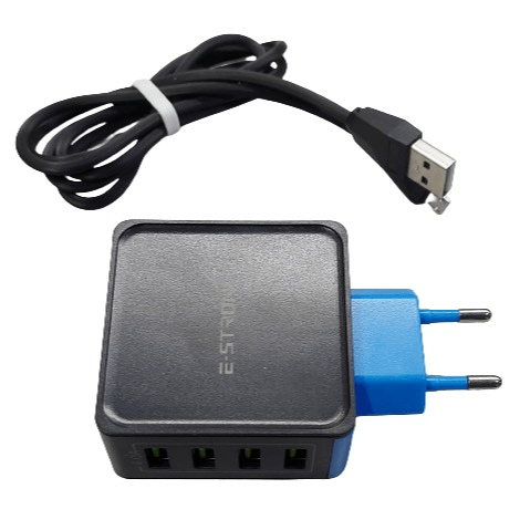 4A 4 Way Usb Mobile Device Charger ES-D29 - Light Market