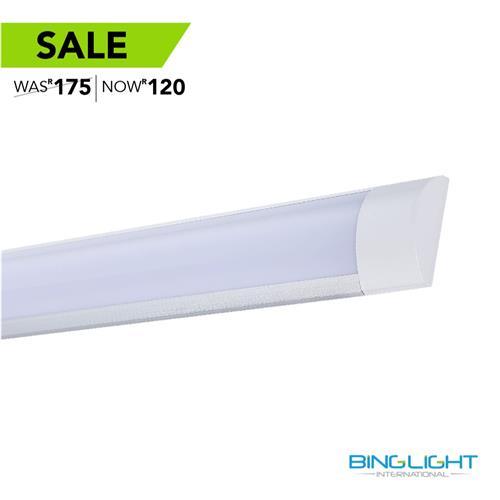 4ft 48w Led Batten Light Frosted 6000k Bing Light - Clearance Sale - Light Market