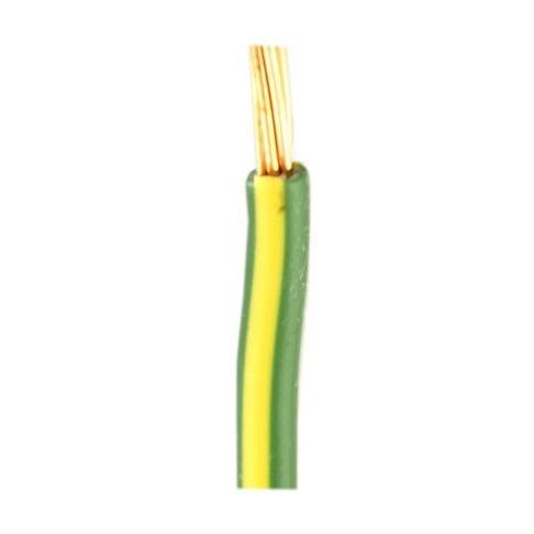 4mm General Purpose House Wire Yellow & Green - 1m Length - Light Market