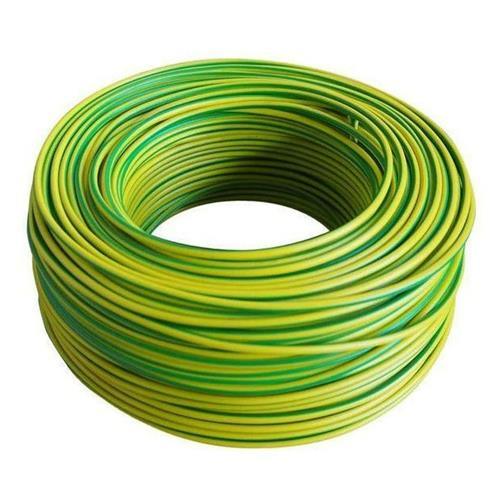 4mm General Purpose House Wire Yellow & Green BS-0860 - 100m Roll Budget - Light Market