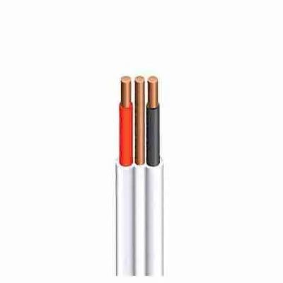 4mm Twin Flat With Earth Surflex Cable Per Meter - Light Market