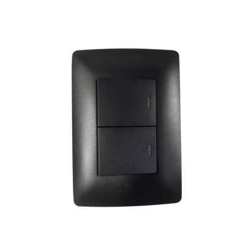 4x2 2 Lever Light Switch Charcoal S2-102/1 - Light Market