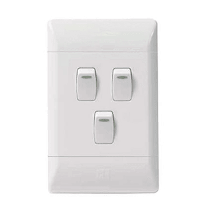 4x2 3 Lever Light Switch Condere - Light Market