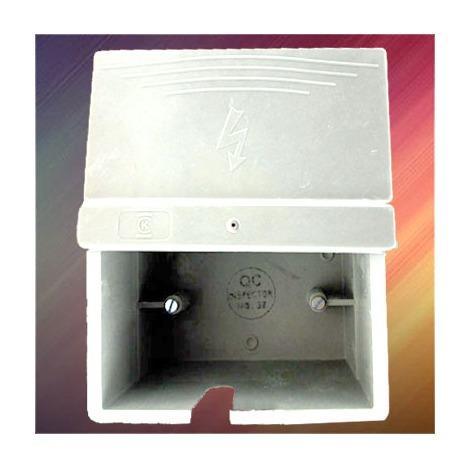 4x2 Waterproof Outdoor Empty Plug Box - Light Market