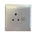 4x4 Single Wall Plug With Switch Silver TNC-SA-024/S Tempest - Light Market