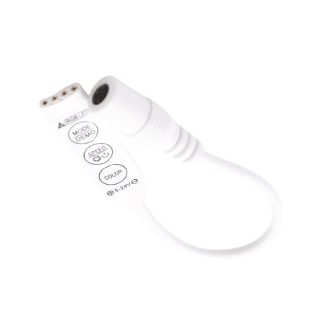 5-24v Led Amt 3-Key Controller With Female Dc - Light Market