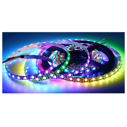 5v 10mm 5050 60 Led Digital Strip Light Ip20 5m Roll RGB Bing Light - Light Market