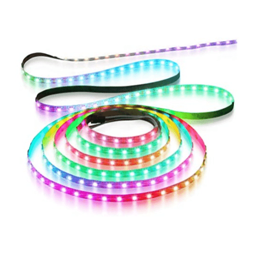 5v 5050 60 Led Digital Strip Light Ip20 2m Roll Rgb Bing Light - Light Market