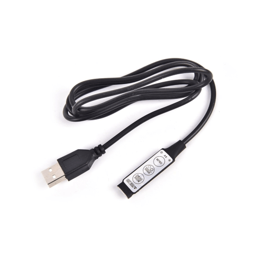 5v Led Rgb 3-Key Controller With Usb - Light Market