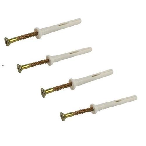 6*55mm Fisher Plugs and screws NA63 100 pack - Light Market