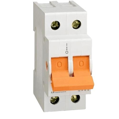 63Amp 2 pole isolator Switch Din Rail - Light Market