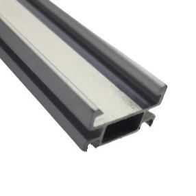 6mm Aluminium Surface Channel 1m - Light Market