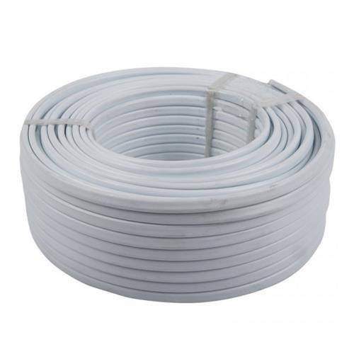 6mm Twin Flat Cable With Earth Premium 100m Roll - Light Market