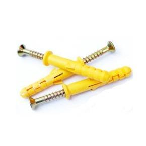 6x40mm Fisher Plugs and screws AY008-002 50 pack - Light Market