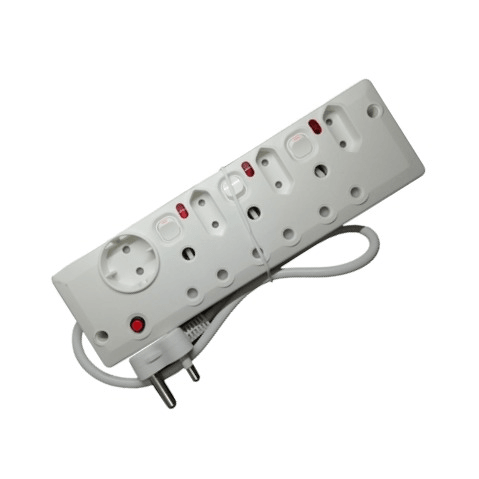 7 Way Multi Plug With Switches P-07b Redisson - Light Market