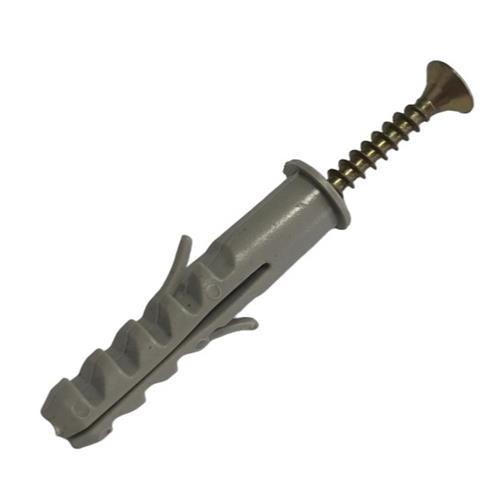 8x40mm Wall Plugs With Screws - Light Market