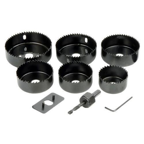 9 Piece Hole Saw Kit - Light Market