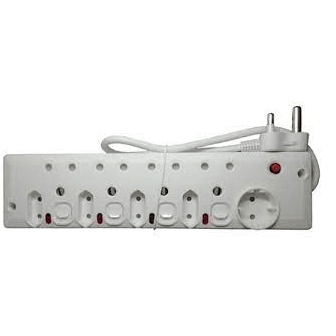 9 Way Multi Plug With Switches P-09b Redisson - Light Market