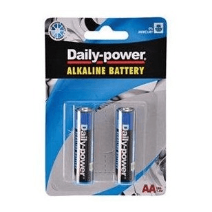 AA Alkaline Batteries 2 Pack - Light Market