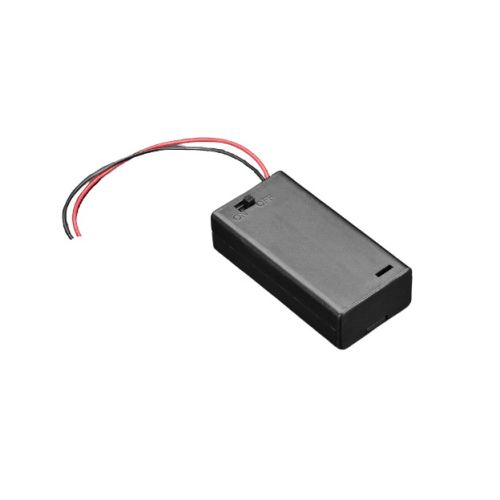 AA Battery Holder With Switch - Light Market