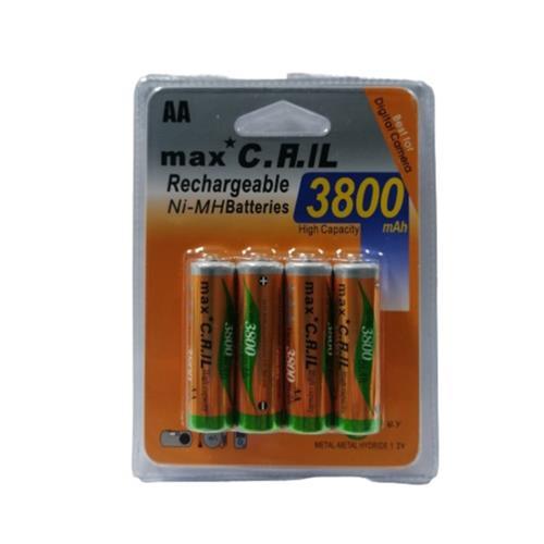 AA Rechargeable Batteries 4 Pack - Light Market