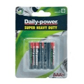 AAA 1.5V Daily Power Batteries 4 Pack - Light Market