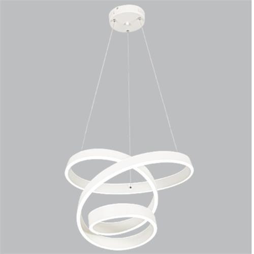 Aluminium and Acrylic LED Pendant PEN617 WHITE Bright Star - Light Market