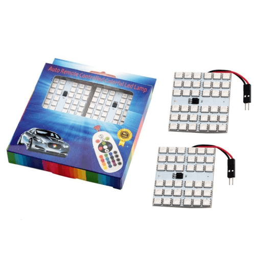 Auto Remote Controlled Colorful 36 LED Lamp - Light Market