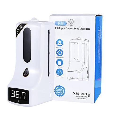Automatic Hand Sanitizer Dispenser With Thermometer K9 pro - Light Market
