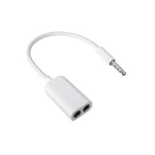 Aux Male to 2 x Female Aux Adaptor - Light Market