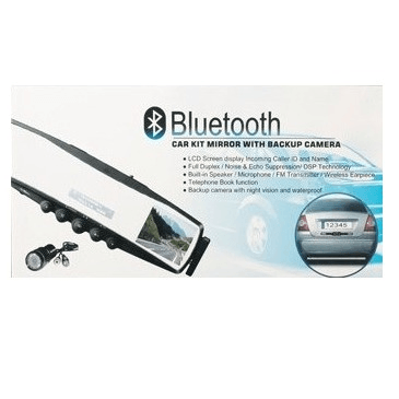 Bluetooth Rearview Mirror + Camera - WD0608-V - Light Market