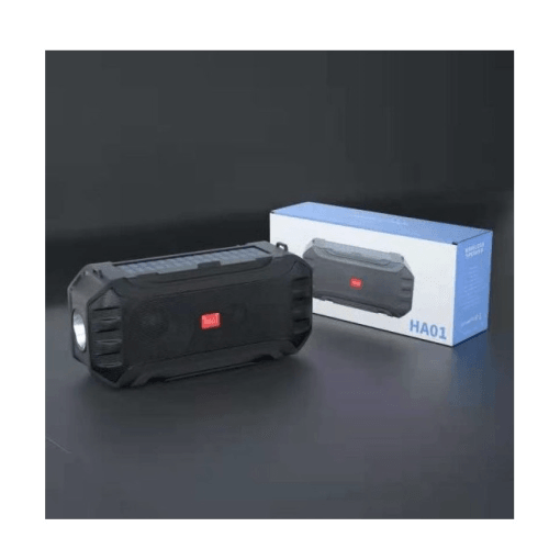 Bluetooth Solar FM Radio Black HA01 - Light Market