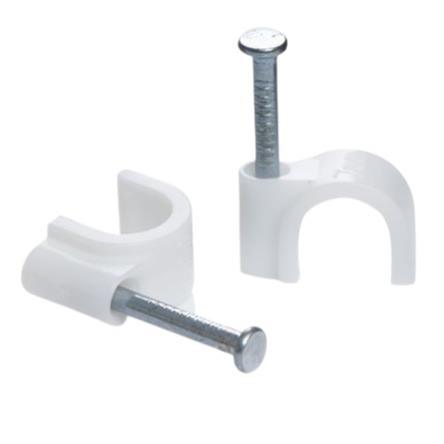 Cable Saddles 6mm 100pcs - Light Market