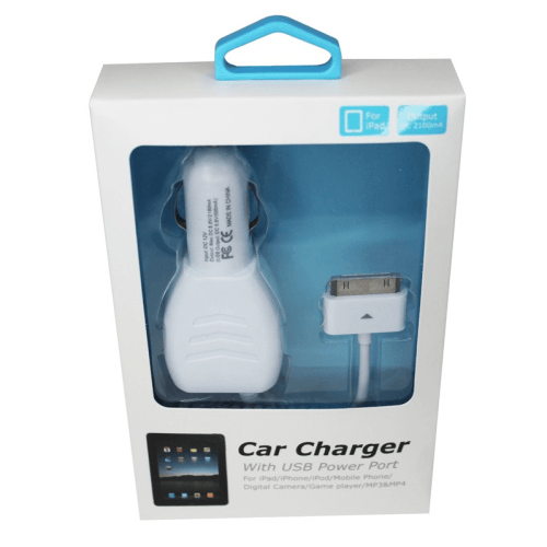 Car Charger With USB Power Port For iPad - Light Market