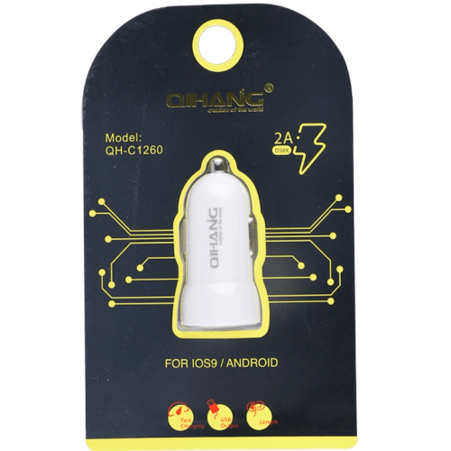 Car Usb Cigarette Adapter QH-C1260 - Light Market