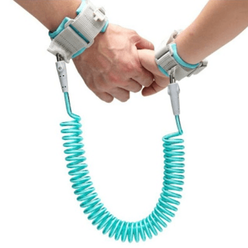 Child Wrist Harness With Safety Strap - Blue - Light Market