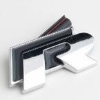 Chrome Metal Car R Badge Logo - Light Market