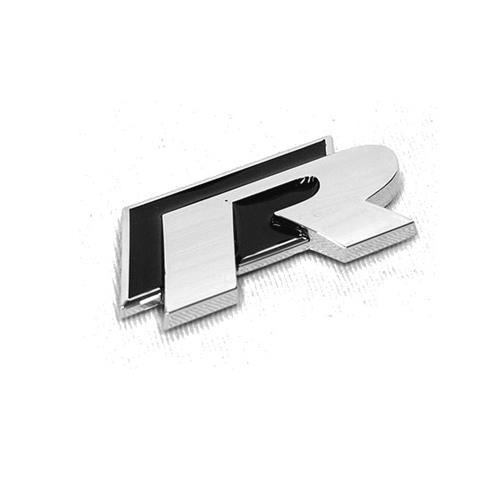 Chrome Metal Car R-line Badge Logo - Light Market