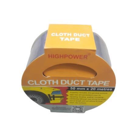Cloth Duct Tape Silver 50mmx20m Highpower - Light Market